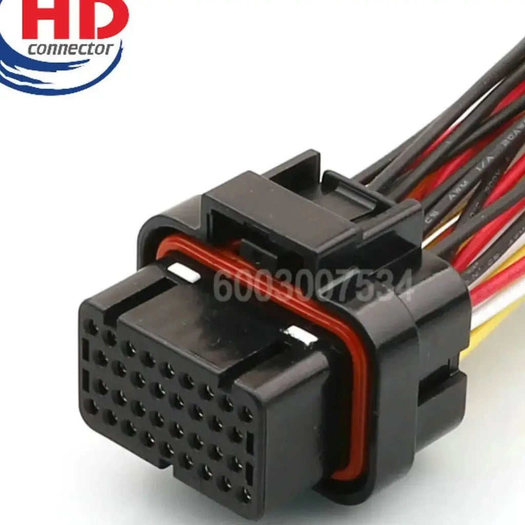34 Pin Connector  Waterproof  Series Male Connector Cable Plug Motorcycle Electrical Harnesses Wiring Harness 1438842-1