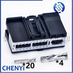 24 Pin Auto connector Door car window module engine automatic start stop module plug 54001400 2288274-1 2288274-2 For Ford