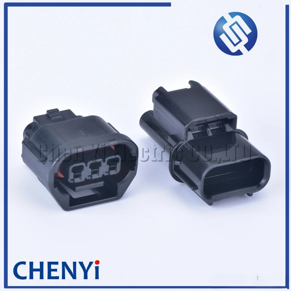 3 Pin car waterproof auto connector LED Fog Light Wire Socket  Daytime Running Light Connector 6189-7494 For Honda