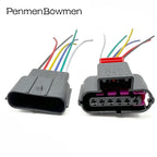 1 Set 6 Pin Car Gas Accelerator Throttle Pedal Electrical Cable Connectors Waterproof Female Male Wire Harness Plug 8K0973706