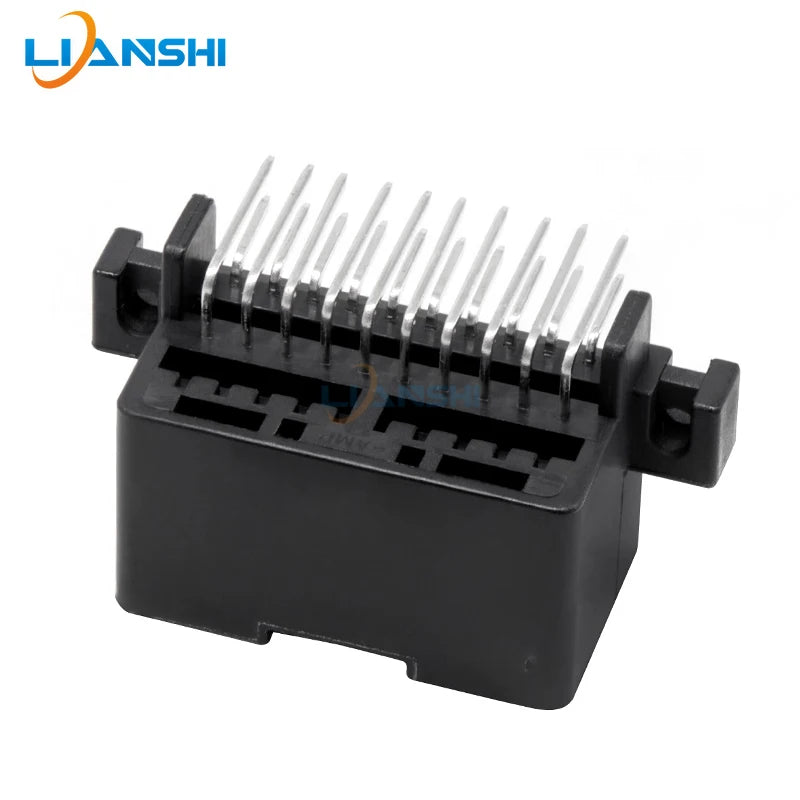 Automotive connector 174055-2 Plug-in 174047-2 20-hole male and female black curved pin sheathed plug