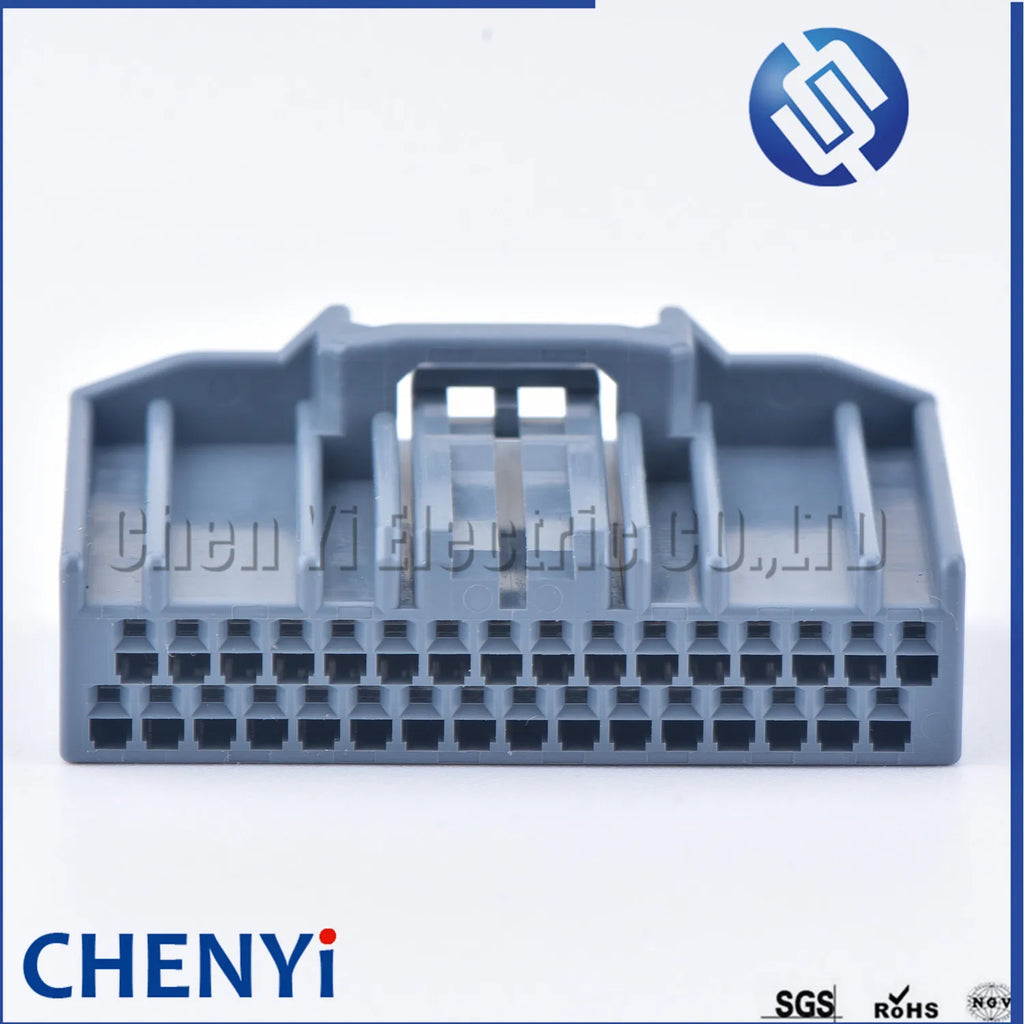 1set 32 Pin Automotive Navigation Central Control Instrument Socket Electrical Wire Connector MX34032SF1 For Honda with Pins