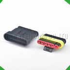 6 Pin Automotive waterproof connector Accelerator pedal assembly acceleration Black har...