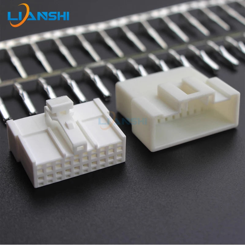 Suitable for DSP power amplifier processor interface 20P male and female plugs with terminals automotive wiring harness connecto