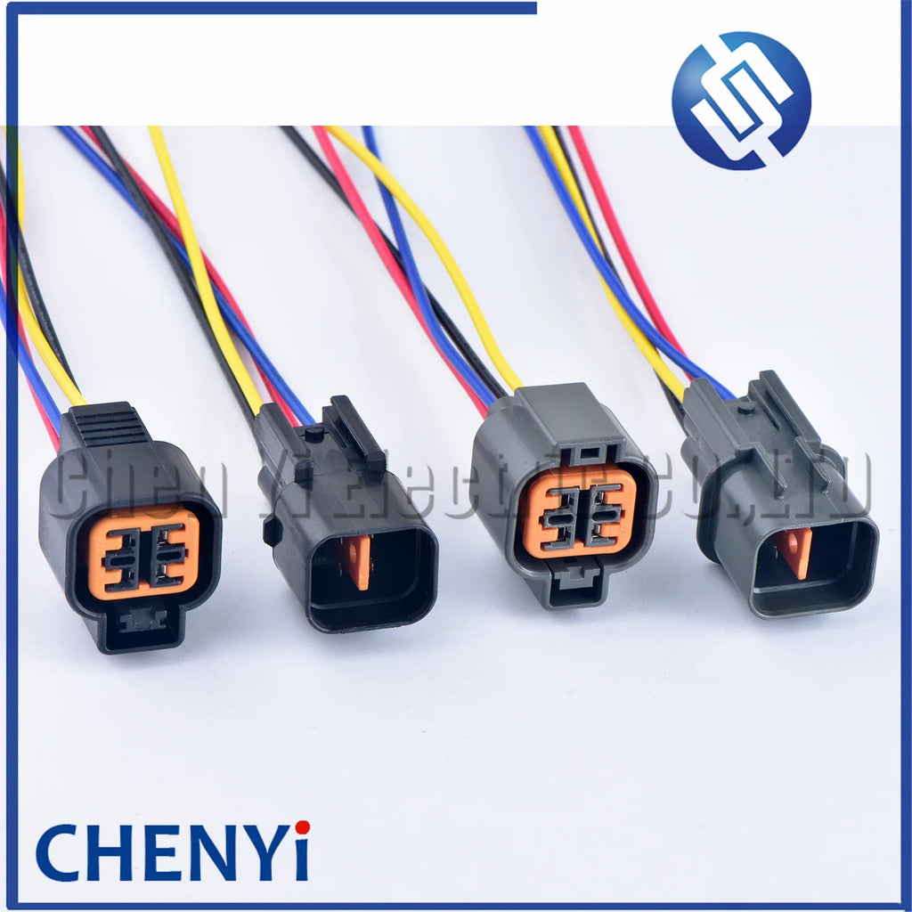 4 Pin Auto waterproof connector Headlight plug Oxygen sensor Wire harness plug PB625-04027 PB625-04127 for Hyundai Mitsubishi