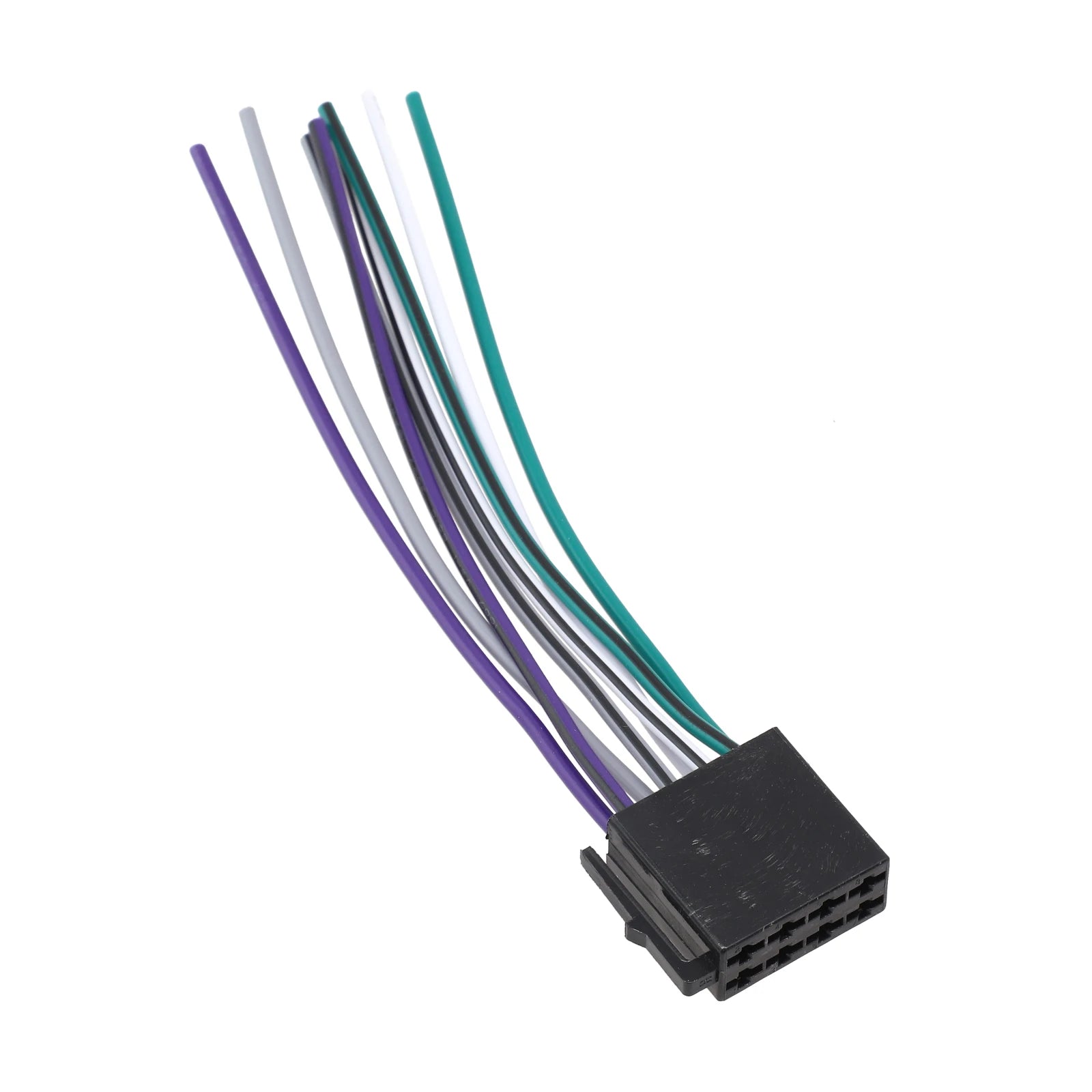 Universal Car Stereo Radio ISO Cable Adapter ABS Male Plug To Female Connector Wiring Harness