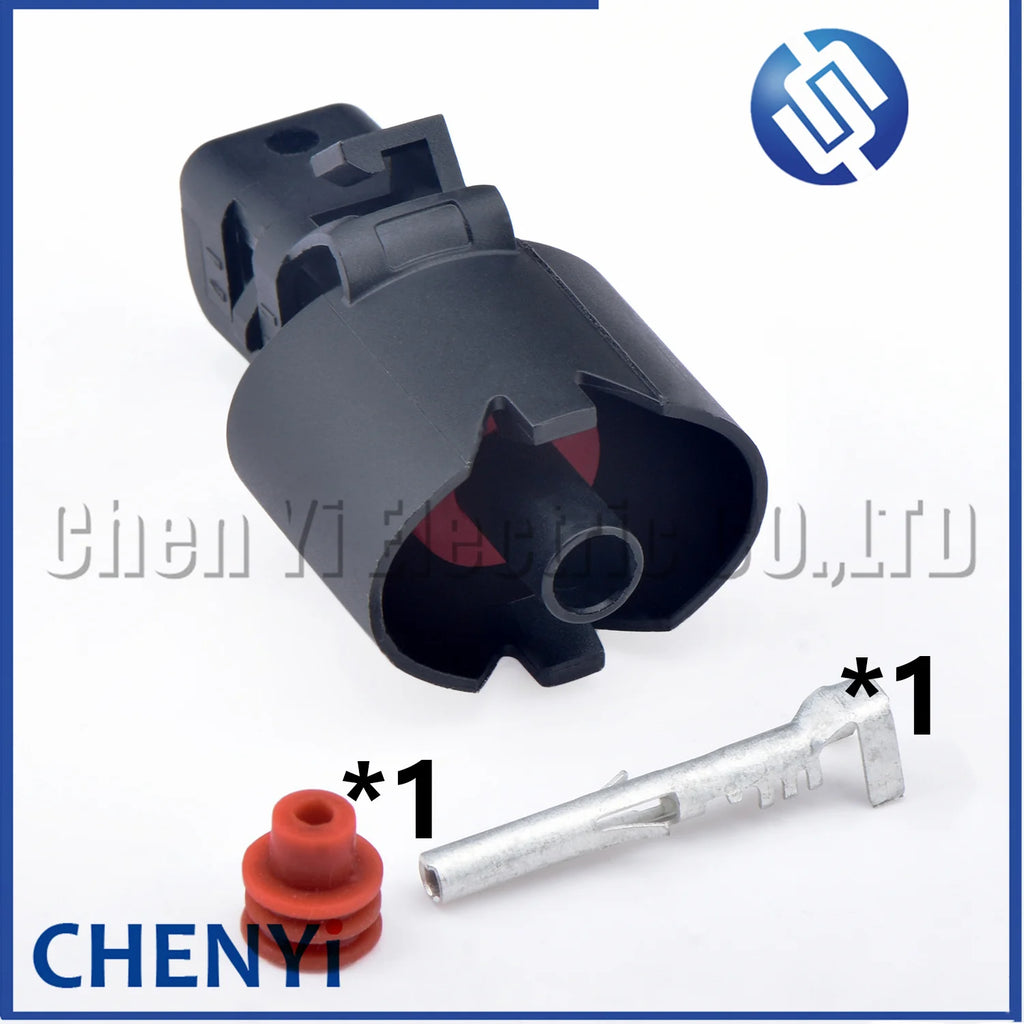 1 Pin female Automotive waterproof connector Knock sensor wire harness plug 13510096 with Pin Seal