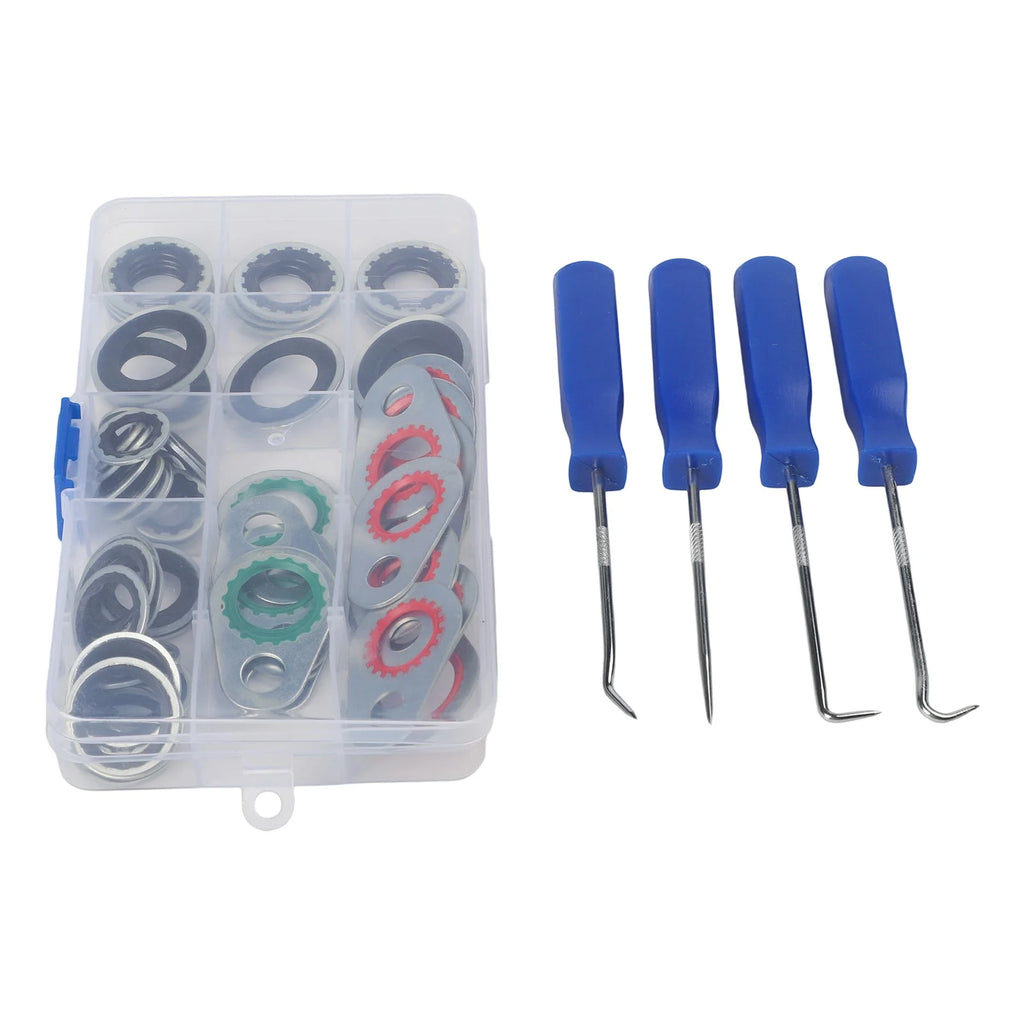 60 PCS  Car Air Conditioning  Compressor Interface Gasket  Sealing Washer Tools Seal Washers  Gaskets Car Accessorie