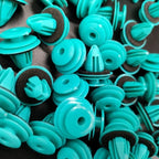 100/20PCS Auto Door Panel Clip with Seal Ring Auto Fastener Rivet Bumper Clip Retainer Car Interior Retaining Accessories
