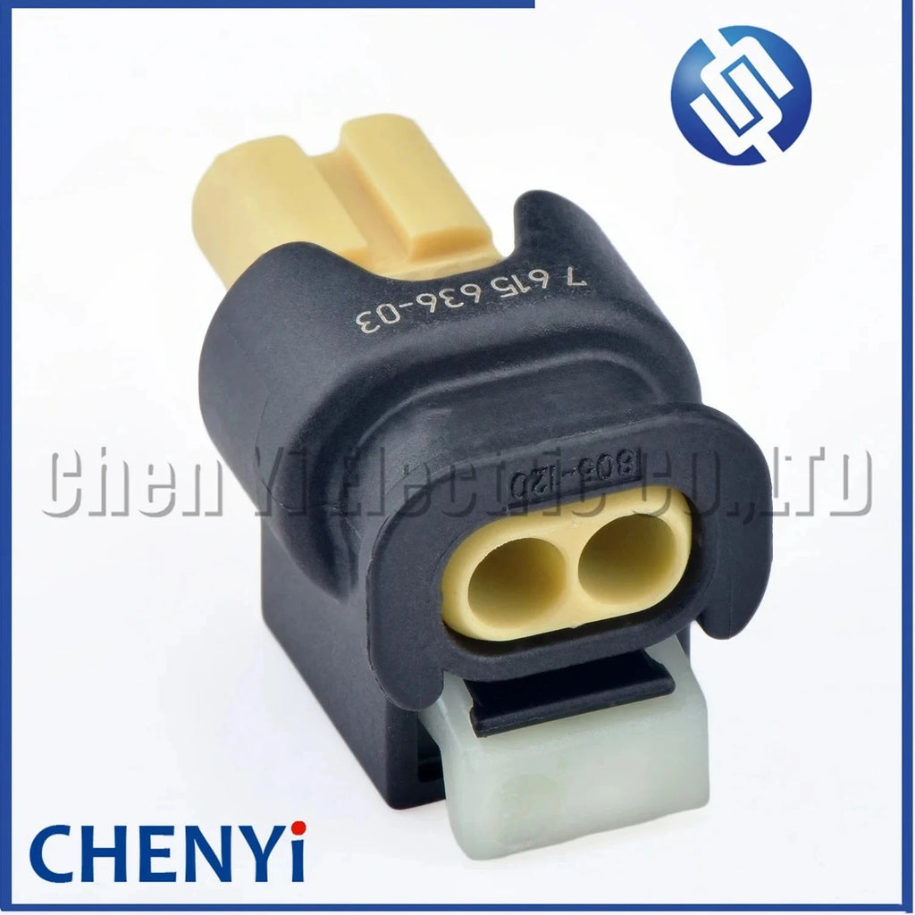 2 Pin Automotive waterproof connectors Fuel injector Wire harness plug 7615636-03 805-120 7615636-02 A0255456526