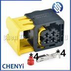 4 Pin Auto Nitrogen oxygen sensor Connector Urea pump Plug 1-1418390-1 2-1418390-1 3-1418390-1 4-1418390-1 For CUMMINS Auman