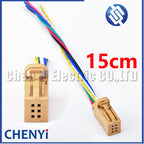 6 Pin Automotive Door Reversing Rear Cover Plug Connector Car Tire Pressure Alarm Plug 1-1534121-5 1534121-2 1534121-3 1534121-1