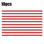 Car Front Hood Reflective Sticker Grille Moulding Red Decoration Strip Sticker Waterproof Car Exterior Reflective Sticker Decals