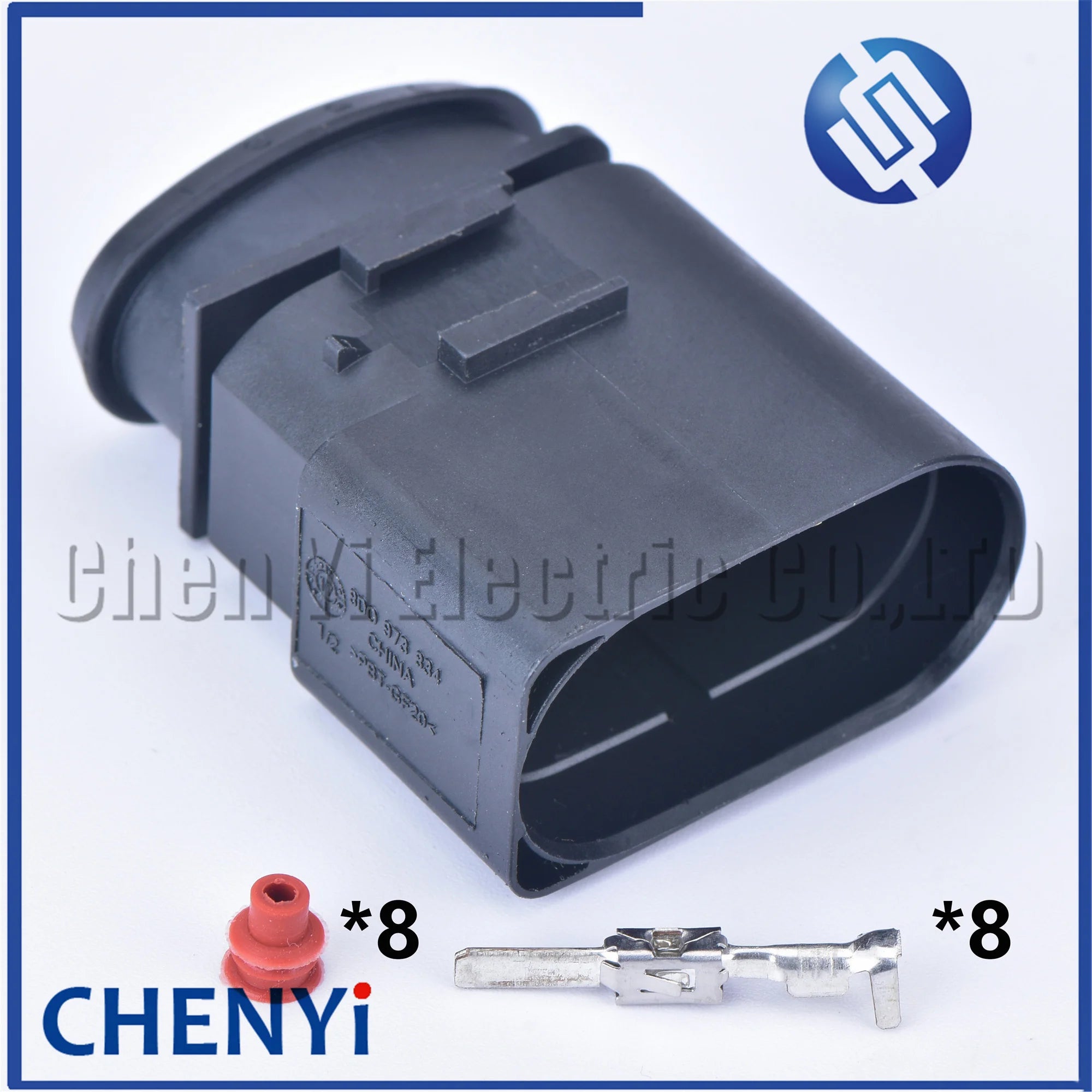 8 Pin 3.5mm 8D0973834 8D0973734 Auto Waterproof Connector 8D0 973 834 8D0 973 734 Radar Taillight Light Socket