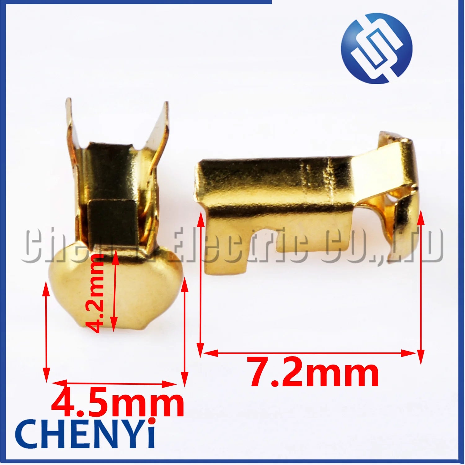 50 Pcs Auto Brass Wire Harness Connector Crimp Terminal Fuse Holder Button Contact Pin DJ9007A G45