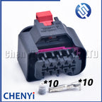 10 Pin female Automobile waterproof connector Car sensor Wire harness Plug 1-2282337-5 2282339-1
