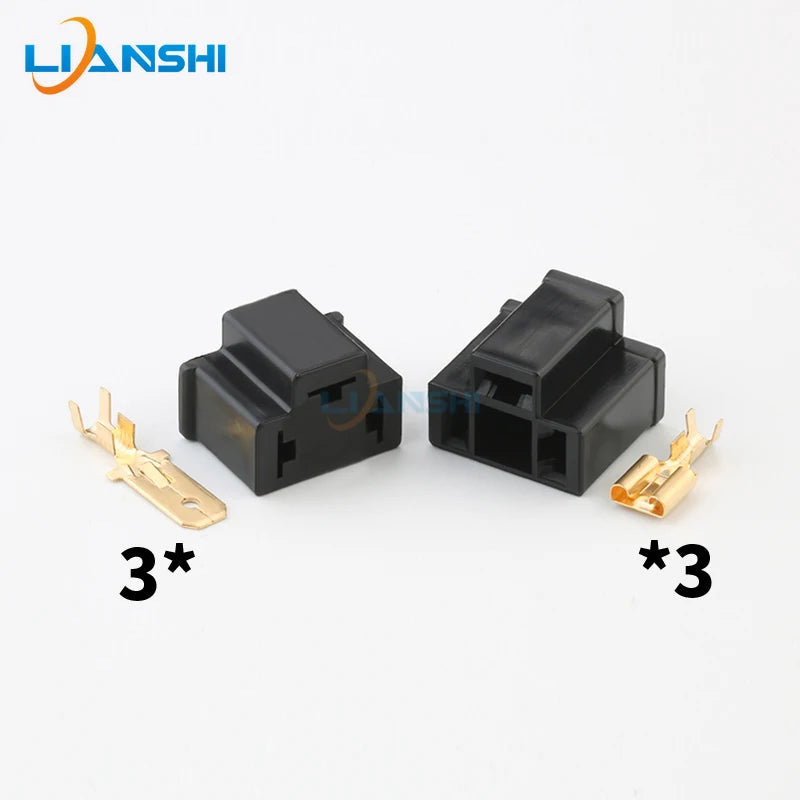 7.8 Lamp holder Automotive connector Xenon lamp H4 lamp headlamp holder connector DJ7033-7.8-11/21