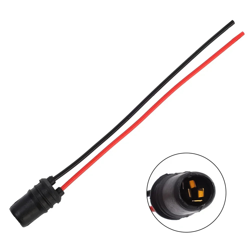 DC12V T10 W5W 147 Socket Marker Instrument Lights Holder Connector Wire Bulb Soft Rubber Harness Replacement Car Accessories