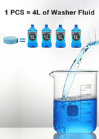 Solid Glass Water Effervescent Tablets Windshield Wipers For Cars Winter Wiper Super Concentrated Liquid Cleaner