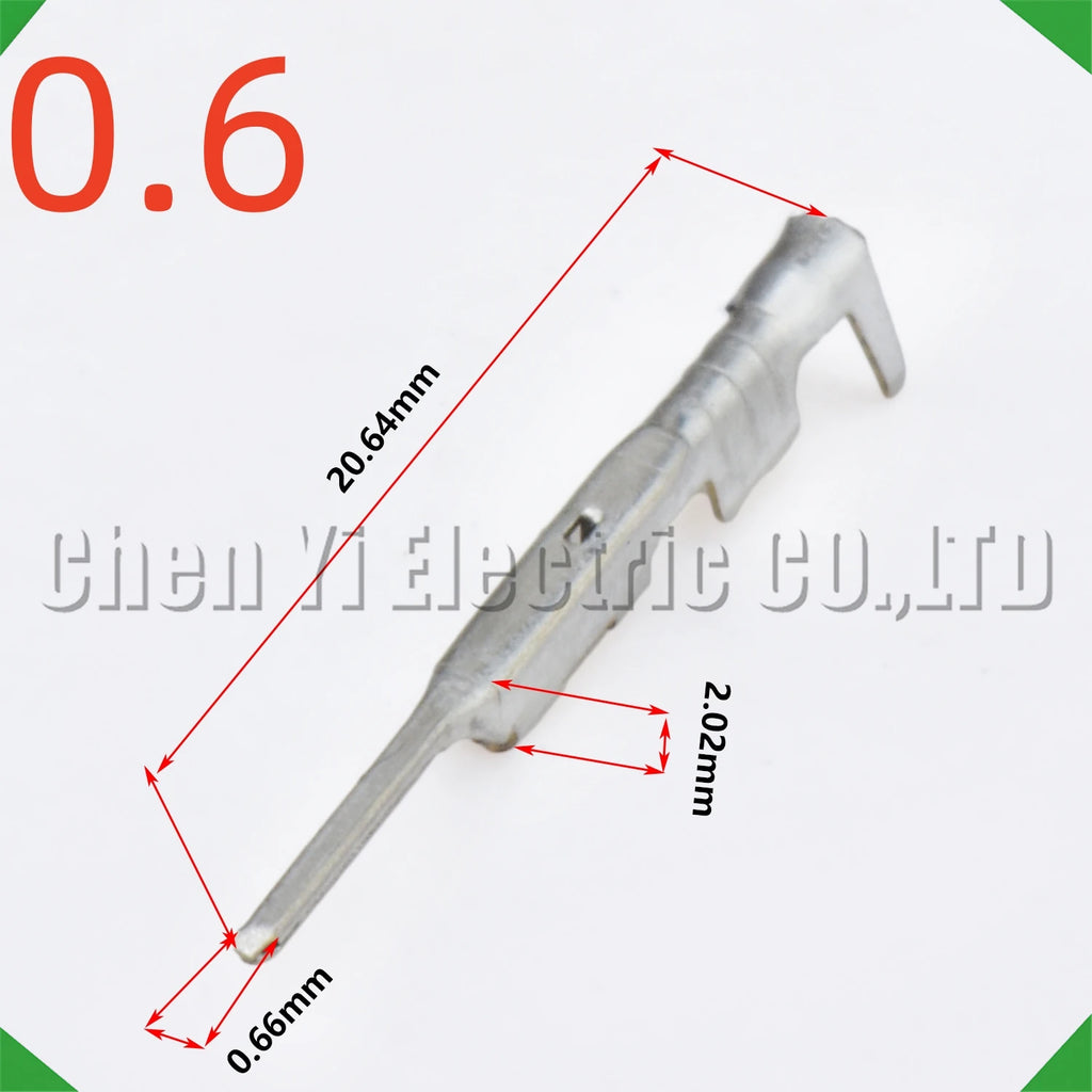 50 Pcs 0.6 mm Male or Female wire Crimp Pins For 7114-4416-02 7116-4416-02 Sheath Autom...