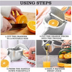 Stainless Steel Fruits Juicer Squeezer Lemon Manual Citrus Orange Hand Press Machine Durable Kitchen Tool Amagi