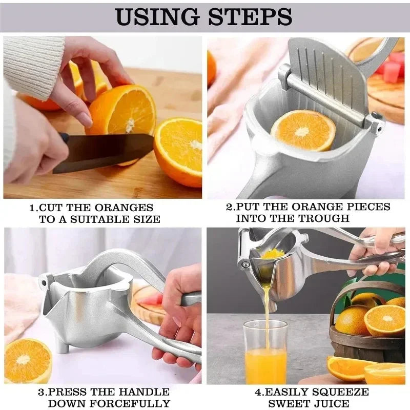 Stainless Steel Fruits Juicer Squeezer Lemon Manual Citrus Orange Hand Press Machine Durable Kitchen Tool Amagi