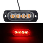 1PC 4Leds Car Light Grill Light Car Truck Trailer Beacon Lamp LED Side Light Car Grill Breakdown Light Lamp LED