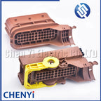 Brown 39 Pin Auto computer board ECU DCU Connector Socket Plug 6-1718323-1 6-1718325-1 1718327-1 6-1718321-3 With Pins Cover