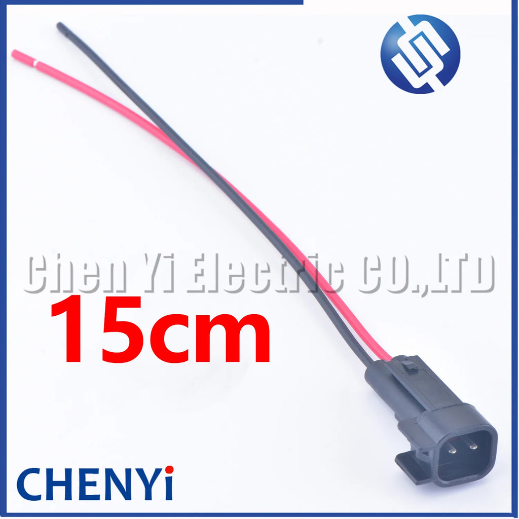 2 Pin Automobile waterproof connector ABS sensor plug Air conditioning plug Fuel Injector Plug E-5646 6U2Z-14S411-GA for Ford