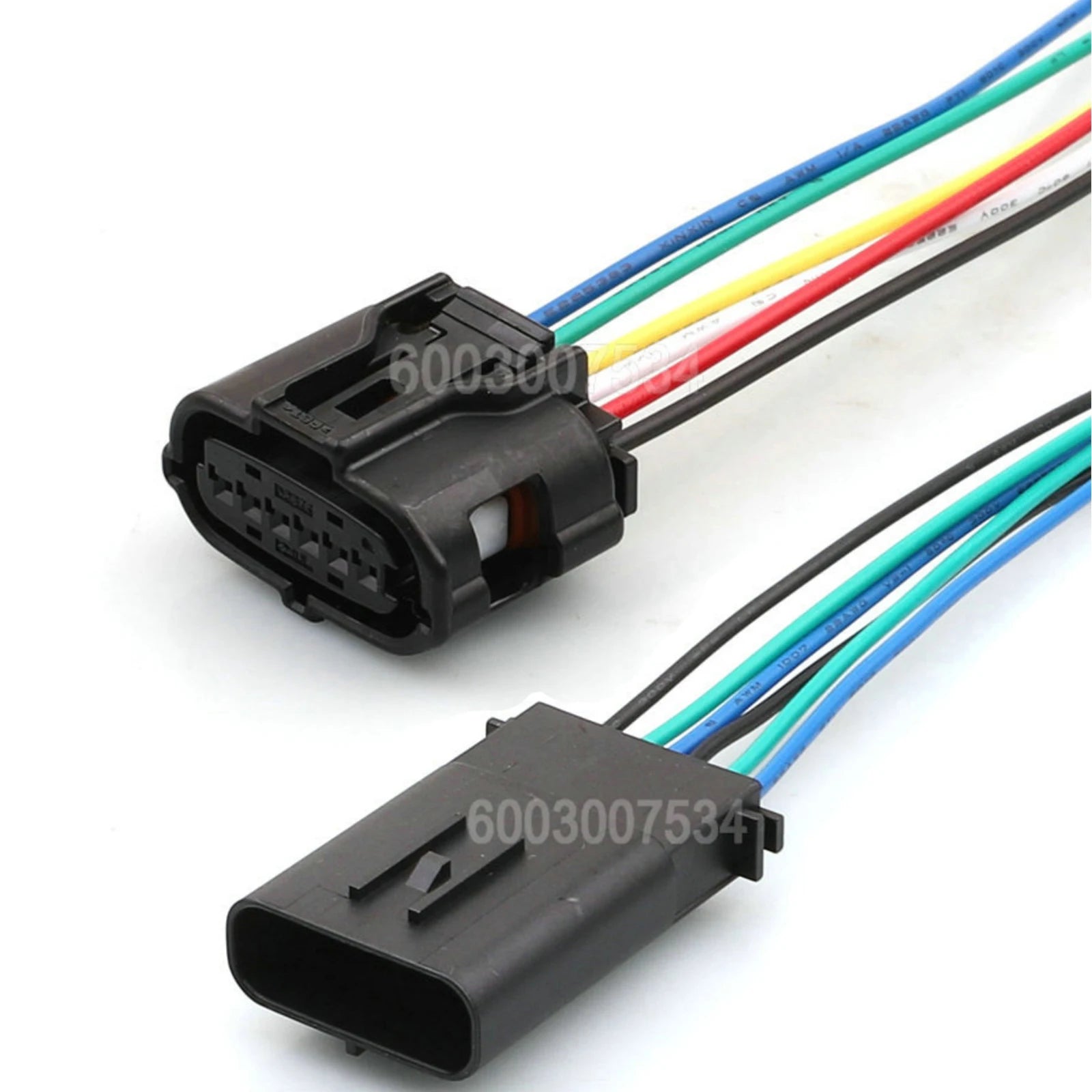 6 Pin Waterproof 0.6mm 6189-1083 90980-12303 Auto Accelerator Pedal Sensor Male Female Connector For Toyota Subaru