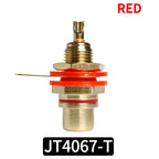 4/10/20PCS RCA Plug & Jack Set, Brass Gold-Plated Audio Connectors for Preamp, DIY Projects, Home Theater Sound Systems