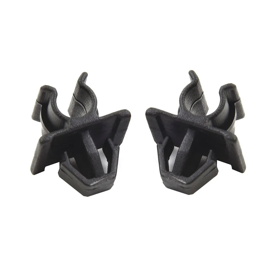 2pcs Car Hood Prop Rod Clip Stay Clamp Holder For Nissan Plastic Black GOOD QUALITY Fastener Retainer