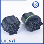14 Pin Auto Headlight Waterproof Connector Car Lamp Light Wire Harness Plug GL301-14021 GL291-14021 For Hyundai Elantra  Kia K3