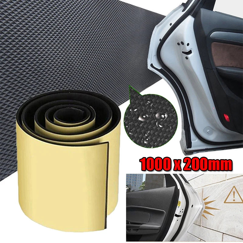 100x20cm Car Door Garage Rubber Wall Guard Bumper Safety Parking Garage Door Protector Crash Wall Mat Car Protective Device