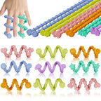 Sensory Sticks Toys, Anti Stress Relief Anxiety Silicone Textured Calming Sensory Toy For Autism ADHD Kids Antistress Amagi