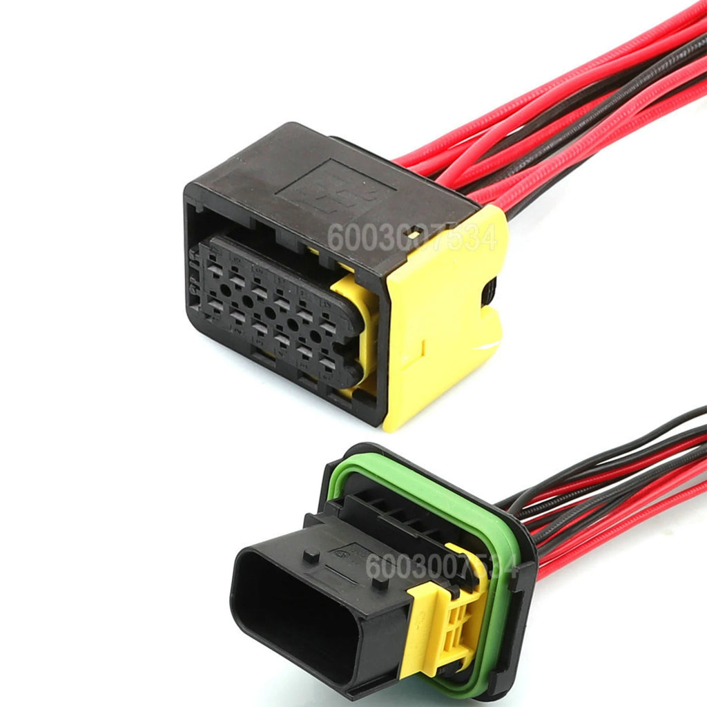 12 Pin Connector Unsealed 1.5mm Male Female Connector Motorcycle Electrical Harnesses Wiring Harness 1-1564520-1 1-1703639-1