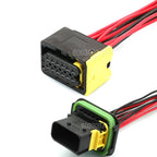 12 Pin Connector Unsealed 1.5mm Male Female Connector Motorcycle Electrical Harnesses Wiring Harness 1-1564520-1 1-1703639-1
