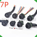 7-pin wire harness automobile waterproof truck light oxygen tail light sensor