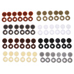 50Pcs Car Hinged Cover Cap Number Plate Fitting Fixing Self Tapping Screw For License Plate Screw Caps Screws Plugs