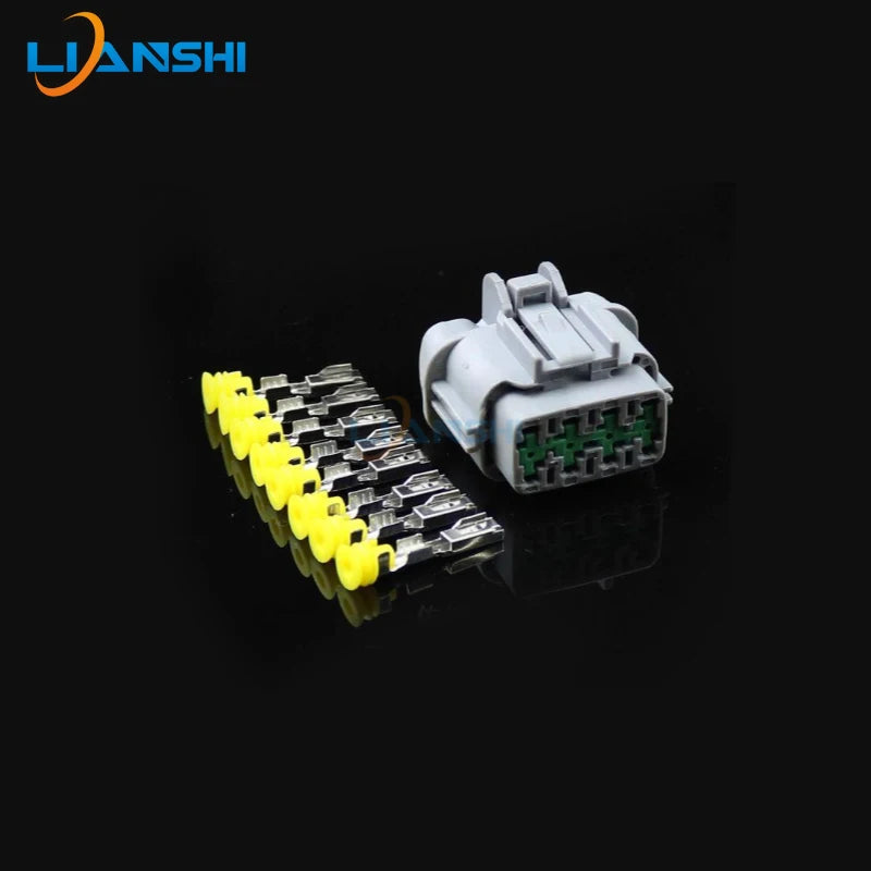 Suitable for Nissan Infiniti front bumper headlight 8-hole wiring harness plug male and female connector DJ7089A-2.2-11-21