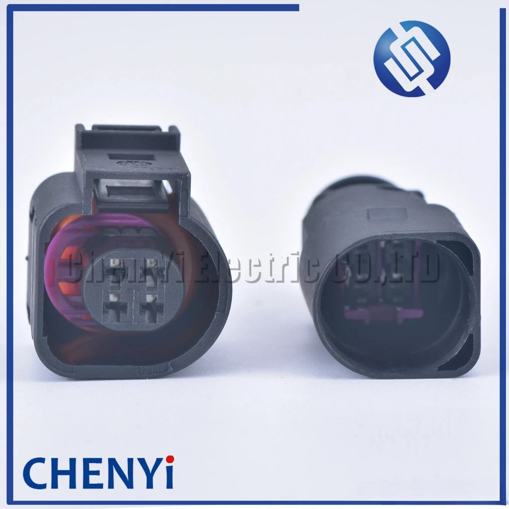 2 set 4 Pin 4B0973812 4B0973712 Automotive Connector 1.5mm Waterproof Pressure Water Temperature Sensor Plug 4B0 973 812