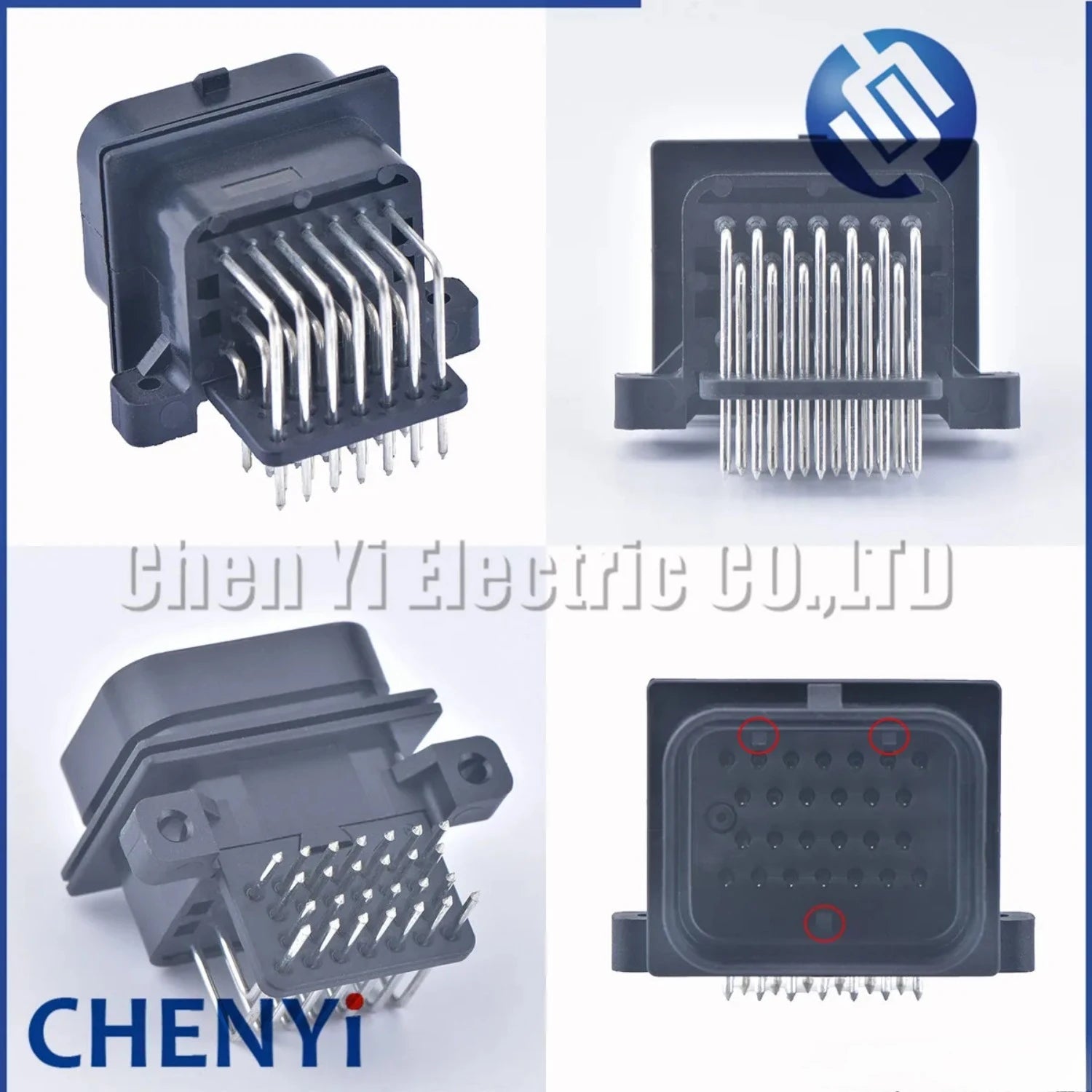 26 Pin 3-1437290-7 6437288-6 3 slots electrical female or male Straight PCB wire to board connector ECU plug