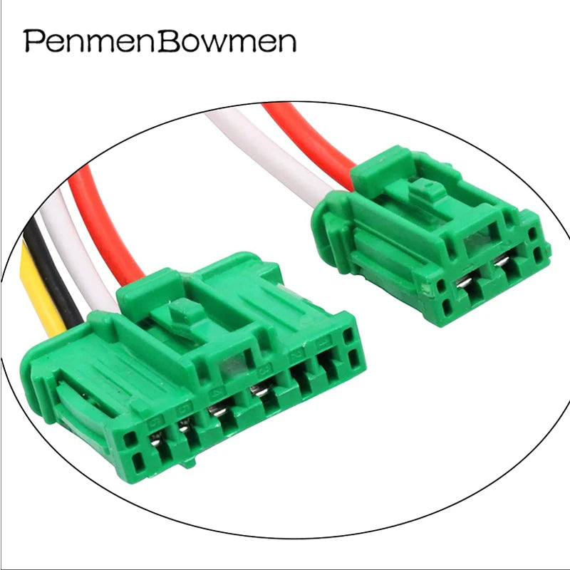 1 Set 2 6 Pin 98821-1065 Car Taillight Electrical Cable Connectors Female Wire Harness Plug For Citroen 98819-1025