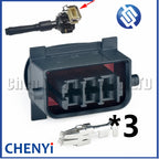 3 Pin Automotive connector ignition coil harness plug 0221504029 12131703227 12139067830 0221504004