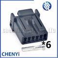 6 Pin Automotive connector Wire harness plug Socket 175507-2 345178-2 175506-2 776204-2