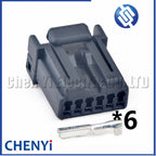 6 Pin Automotive connector Wire harness plug Socket 175507-2 345178-2 175506-2 776204-2