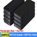 100/2pcs Carpet Fixing Stickers Double High Adhesive Car Fixed Patches Non-slip Mat Home Floor Foot Mats Non-slip Grip Tapes Ama