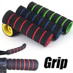 4pcs Universal Grip Comfort Sponge Foam Handle Bar Motorcycle Dirt Bike E-bike Grip Cover Non-slip Soft Handlebar Bicycle Part