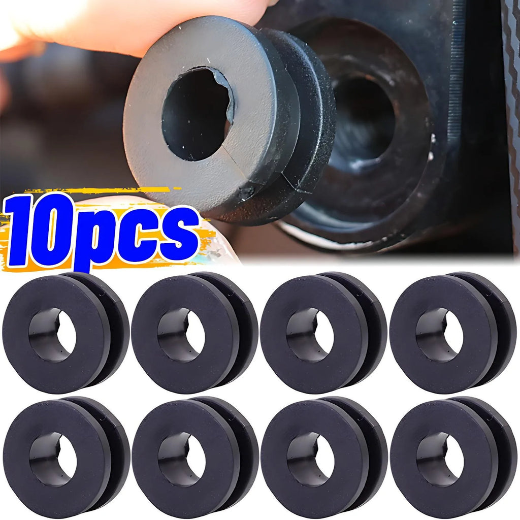 Rubber Motorcycle Cushion Washer Gasket Replacement Part Fairing Side Cover Bushing O Ring Anti Vibration Mount Black Pads
