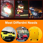 10pcs Car Bumper Reflective Stickers Reflective Warning Strip Tape Secure Reflector Stickers Decals Accessories